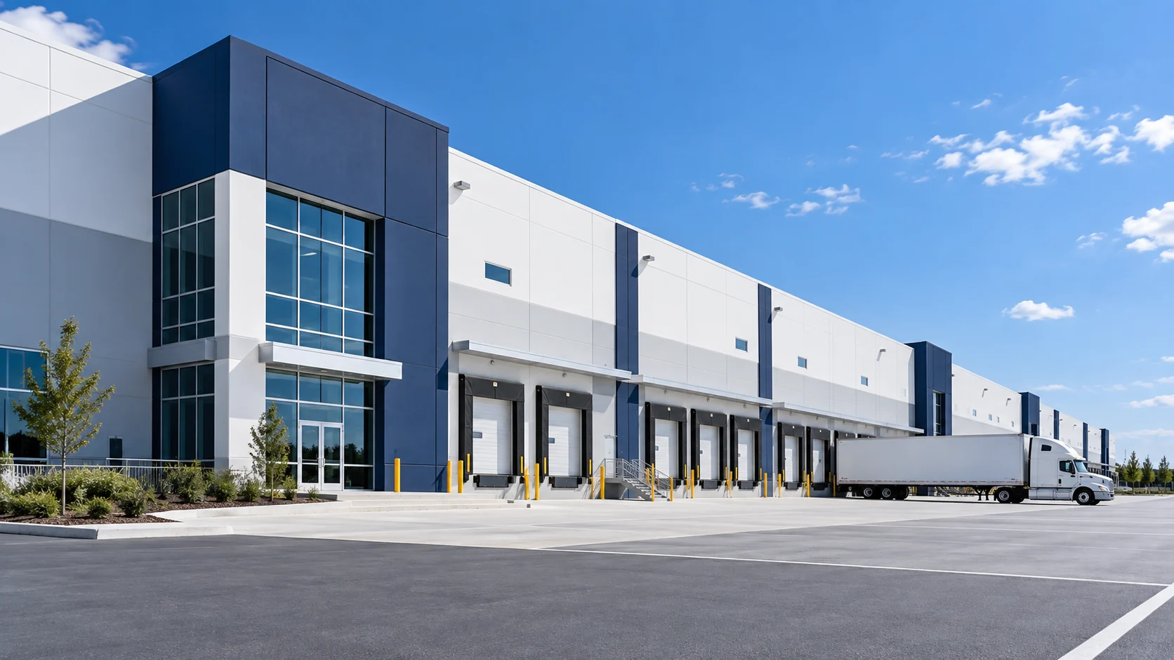 Commercial logistics facilities and business operations
